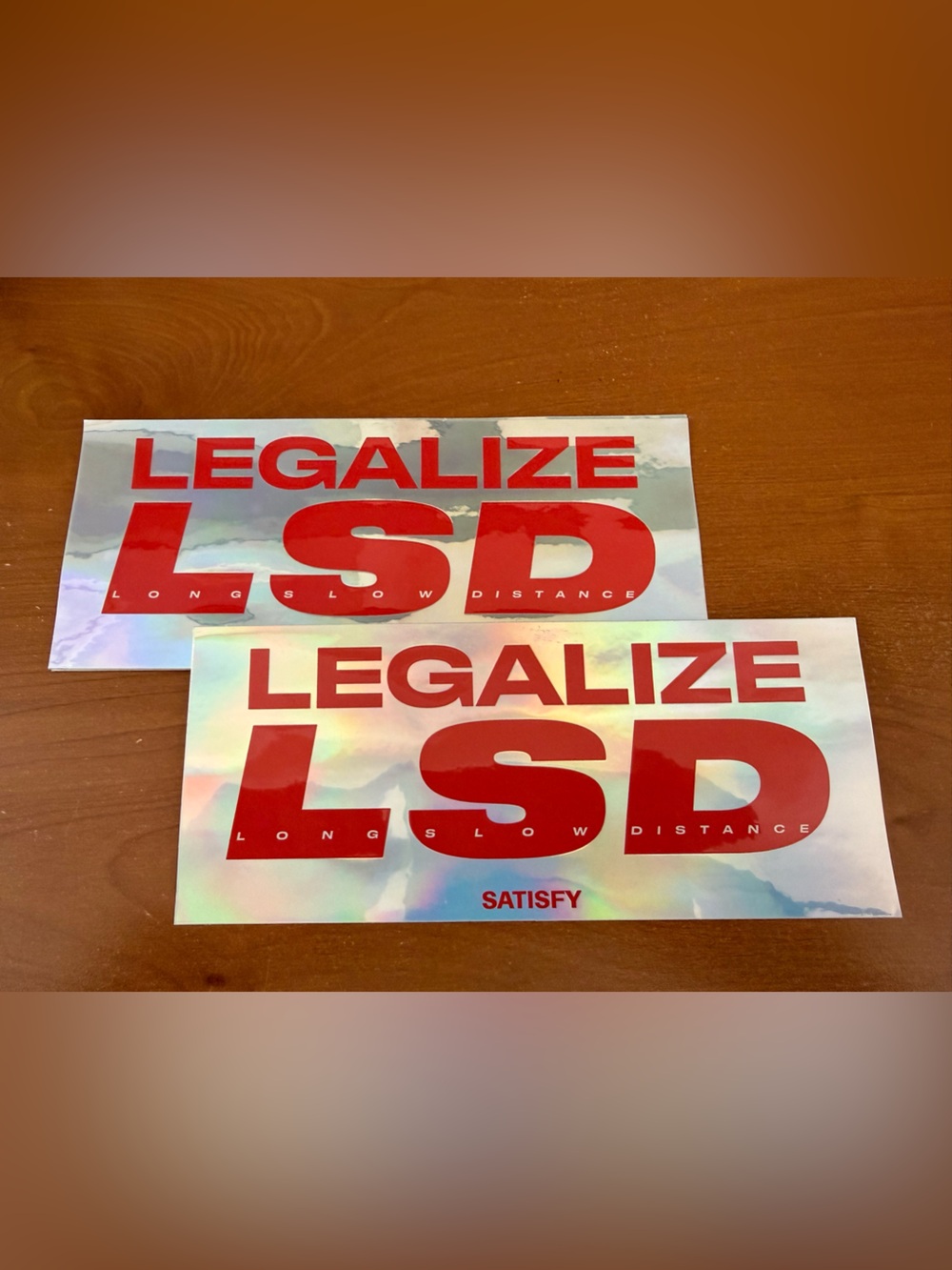 Satisfy LSD stickers (2)